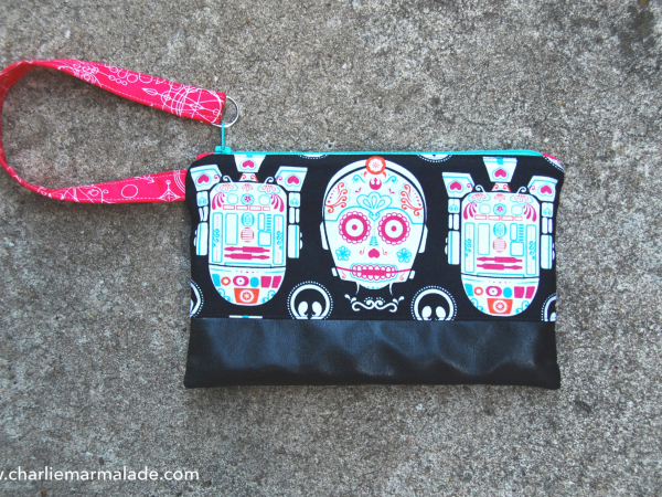 Junie Wristlet {Sugar Skull bots}