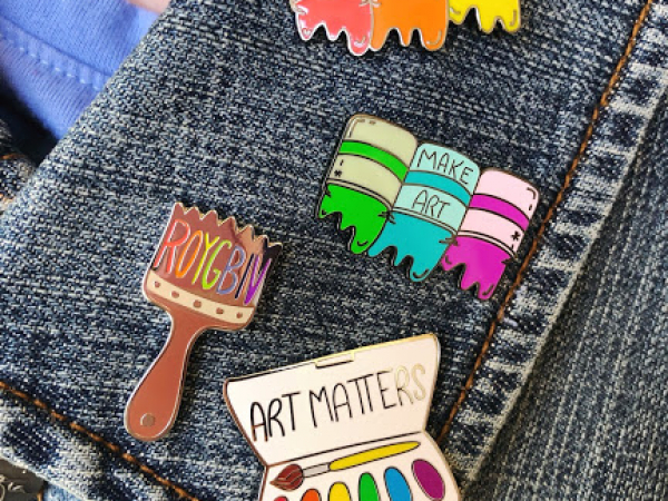 Enamel Pin {ROYGBIV}