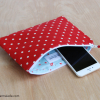 Essentials Pouch {Red Polka Dot}