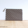 Essentials Pouch {Smoke Polka Dot} Essentials Pouch {Smoke Polka Dot}