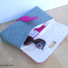 Charlie Clutch {Magenta Field} interior Charlie Clutch {Magenta Field} interior