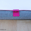 Charlie Clutch {Magenta Field} contrast stitching Charlie Clutch {Magenta Field} contrast stitching