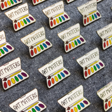 Art Matters hard enamel pin Art Matters hard enamel pin