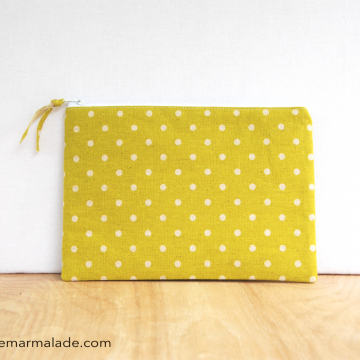 Essentials Pouch {Lime Polka Dot} Essentials Pouch {Lime Polka Dot}