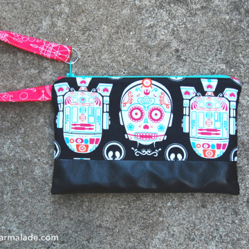 Junie Wristlet {Sugar Skull bots} Junie Wristlet {Sugar Skull bots}