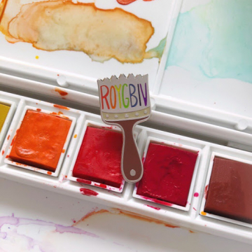 Enamel Pin {ROYGBIV} Enamel Pin {ROYGBIV}